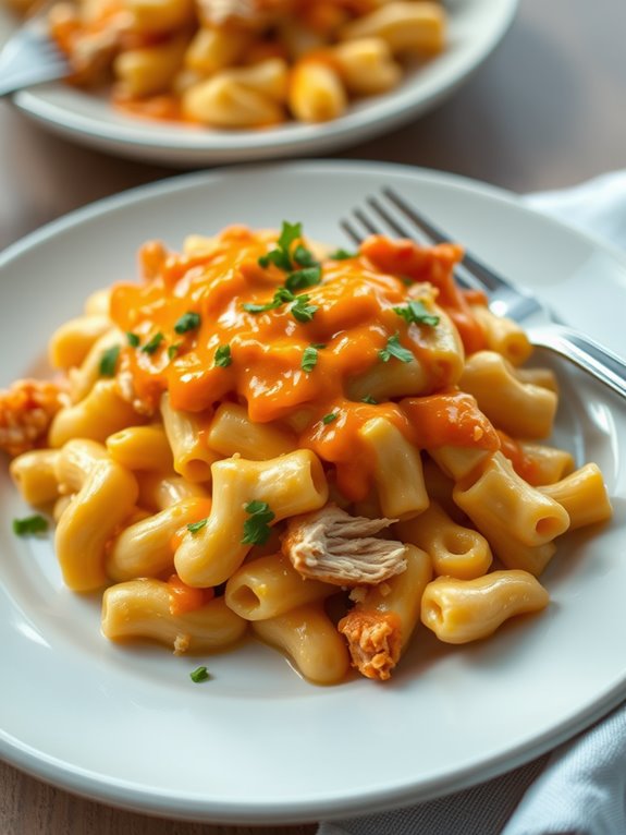 spicy buffalo chicken pasta