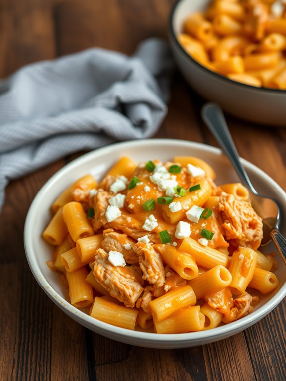 spicy buffalo chicken pasta