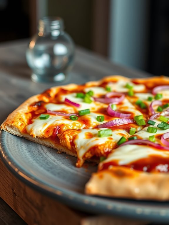 spicy buffalo chicken pizza