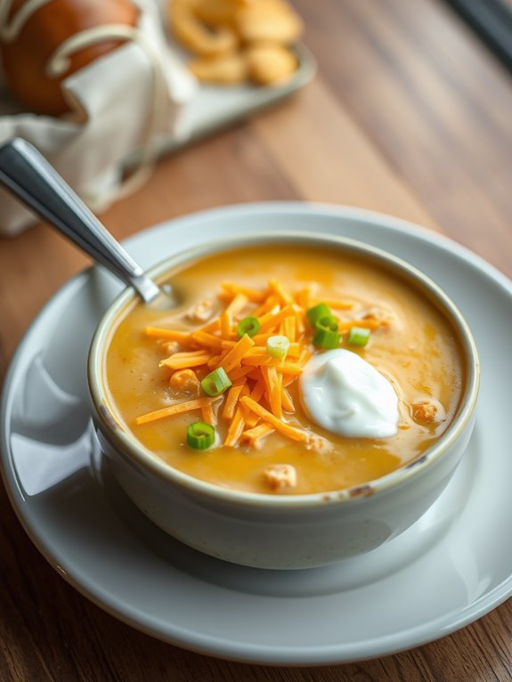 spicy buffalo chicken soup