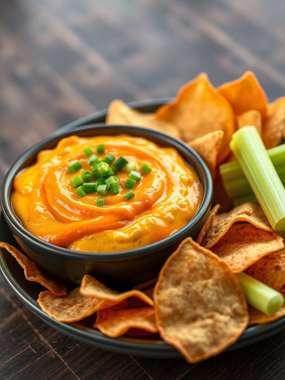 spicy cheesy chicken dip