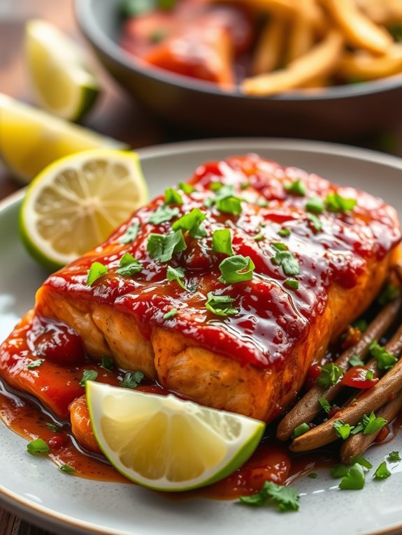 spicy chipotle barbecue salmon