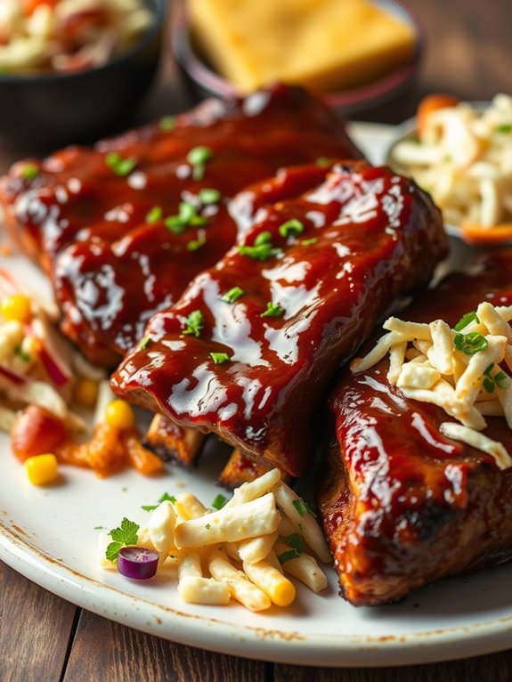 spicy chipotle glazed ribs