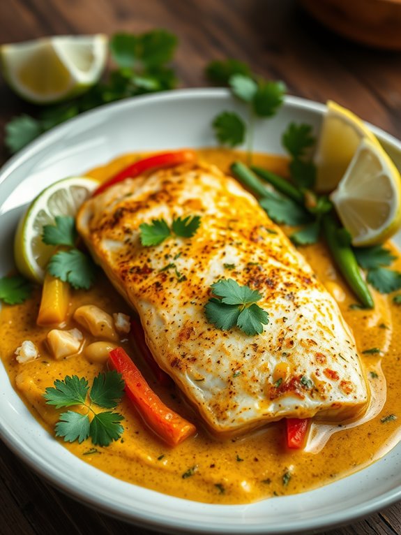 spicy coconut curry fish