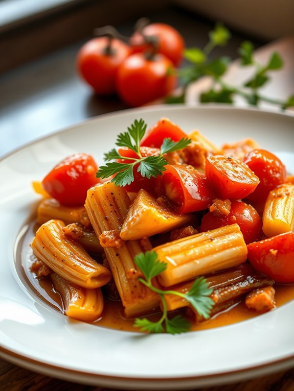 spicy fennel and tomatoes