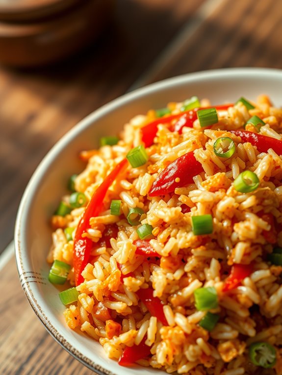 spicy fermented rice dish