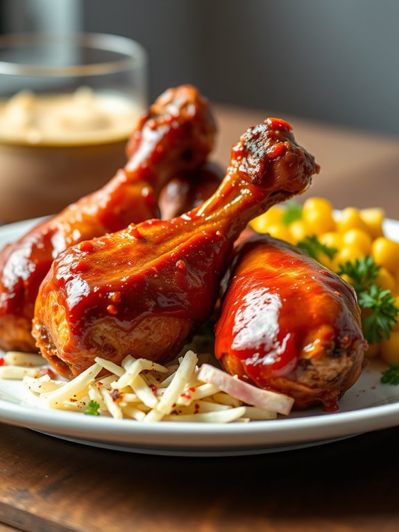 spicy grilled chicken drumsticks