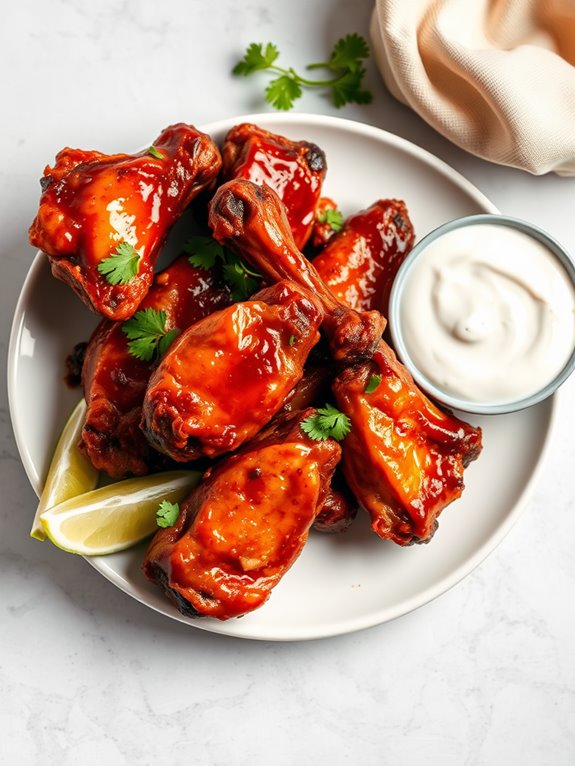 spicy grilled chicken wings