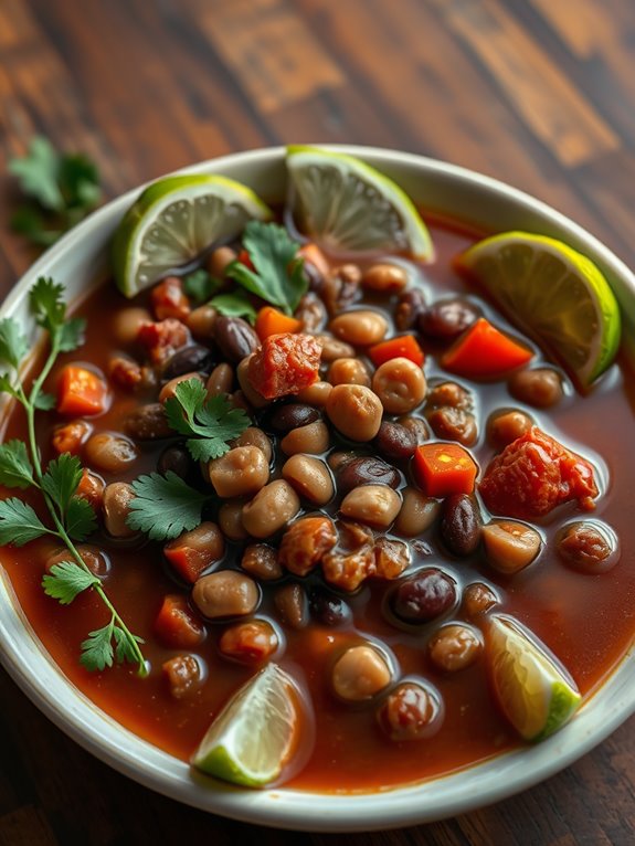 spicy hearty bean soup