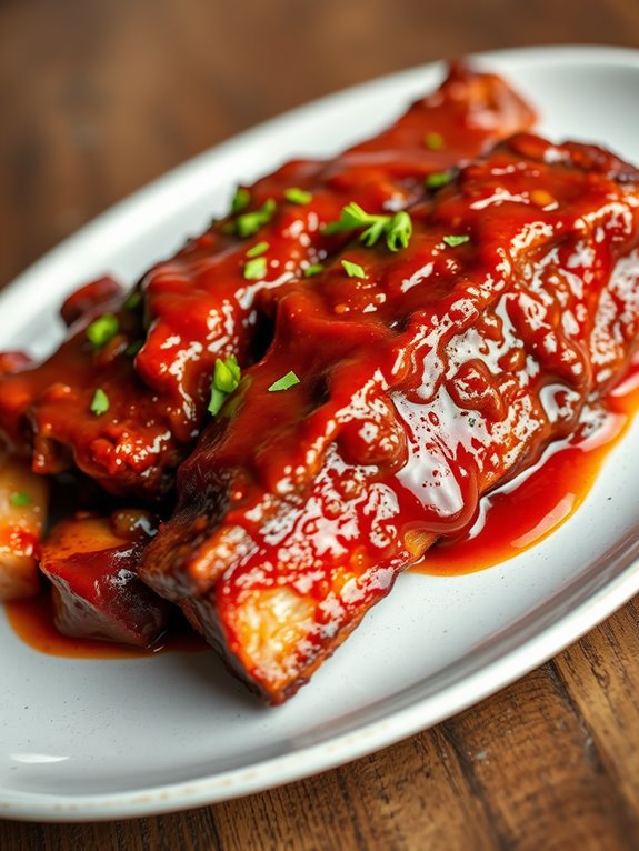 spicy homemade bbq ribs