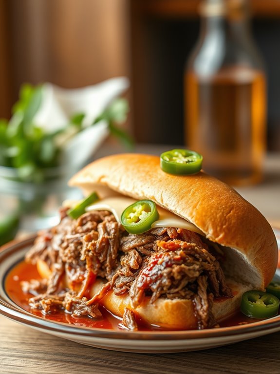 spicy jalape o french dip