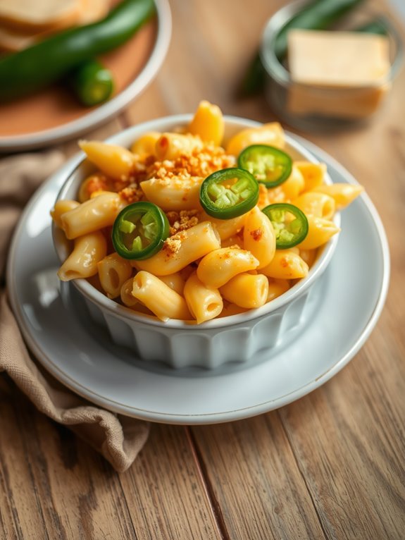 spicy jalape o gouda pasta