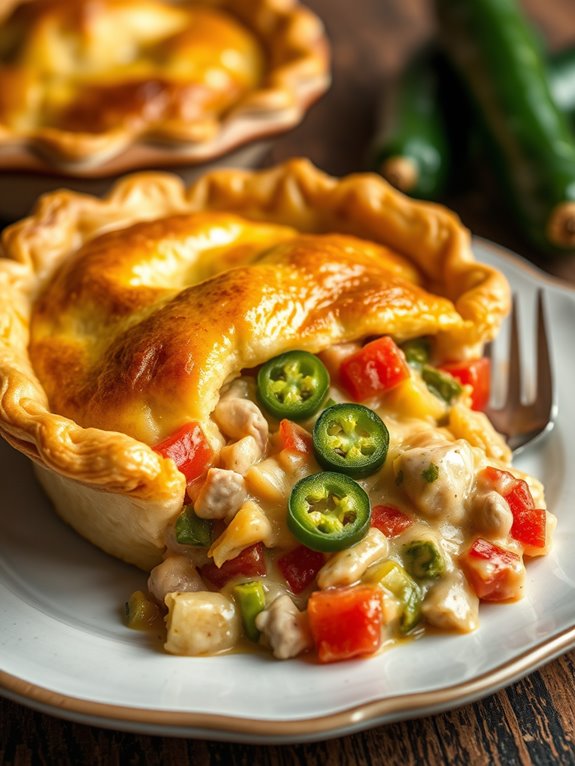 spicy jalape o turkey pie