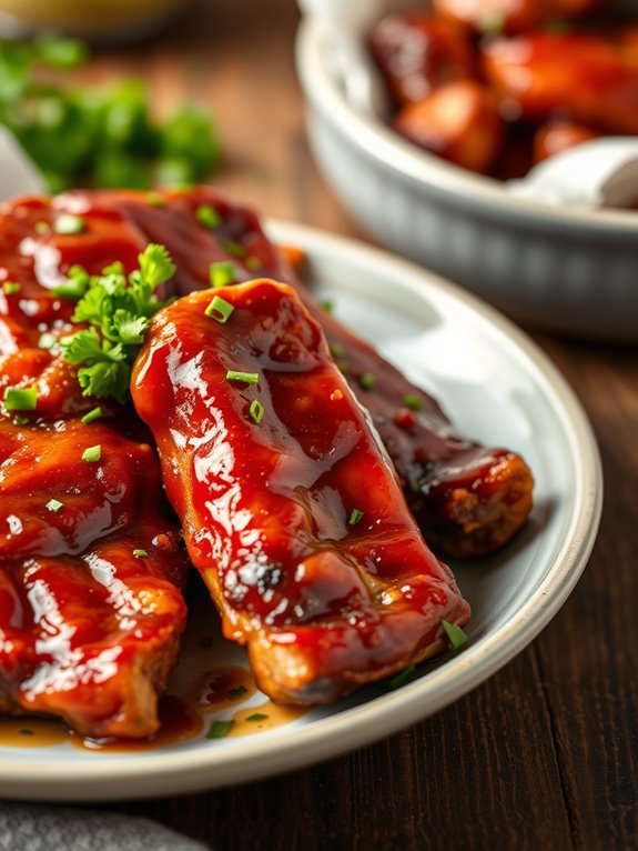 spicy ribs with sweetness