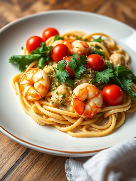 spicy shrimp and pasta