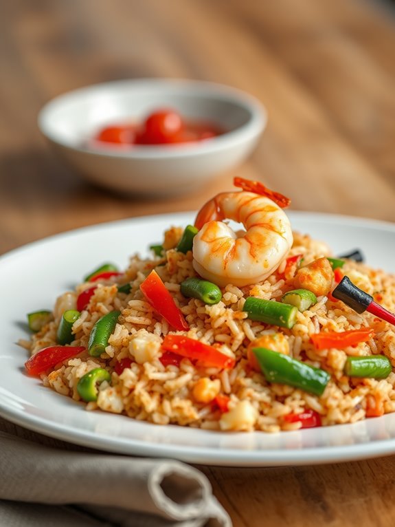 spicy shrimp fried rice