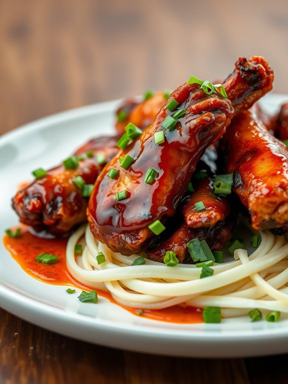 spicy smoky barbecue wings