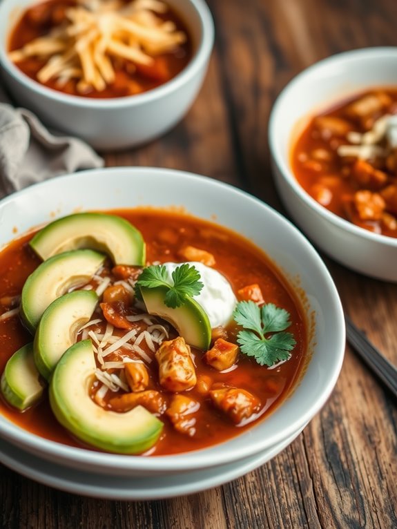 spicy smoky chicken soup