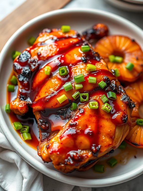 spicy teriyaki bbq chicken