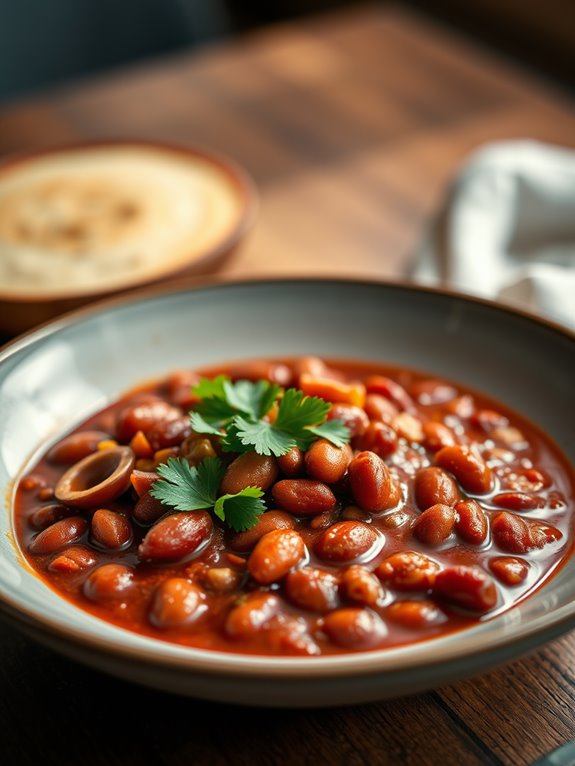 spicy three bean chili recipe