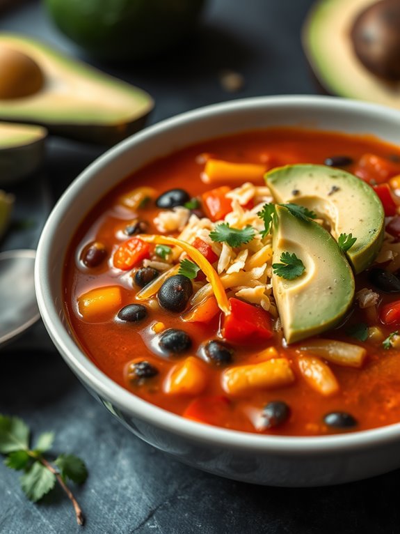 spicy turkey taco soup