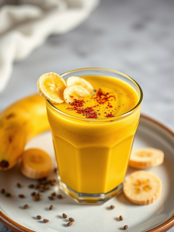 spicy turmeric ginger smoothie