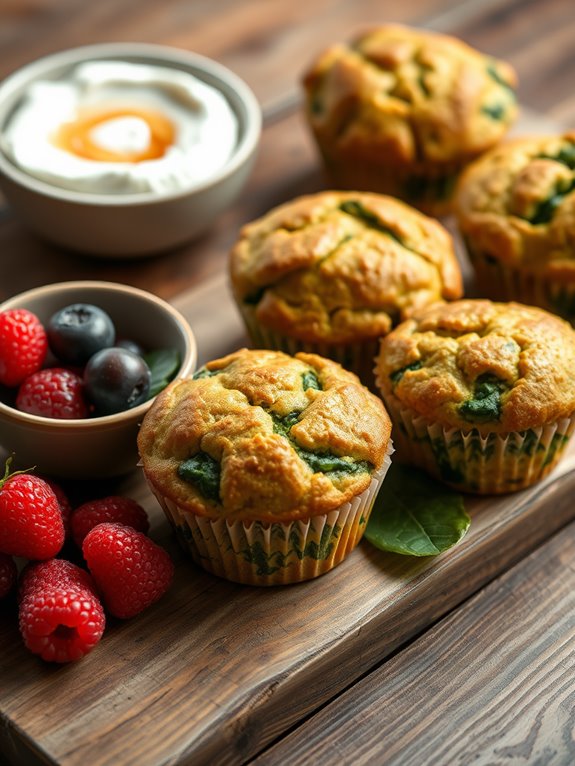 spinach feta muffin recipe