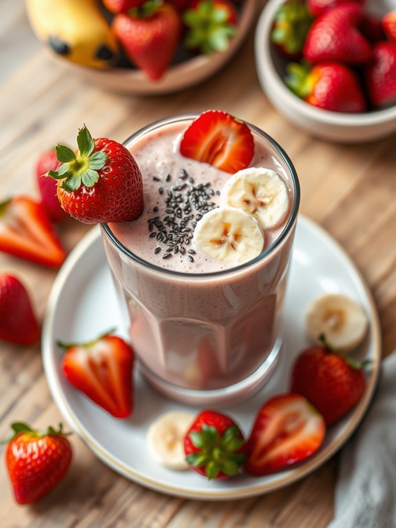 strawberry banana protein blend