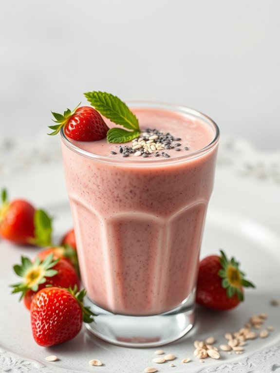 strawberry oatmeal smoothie recipe