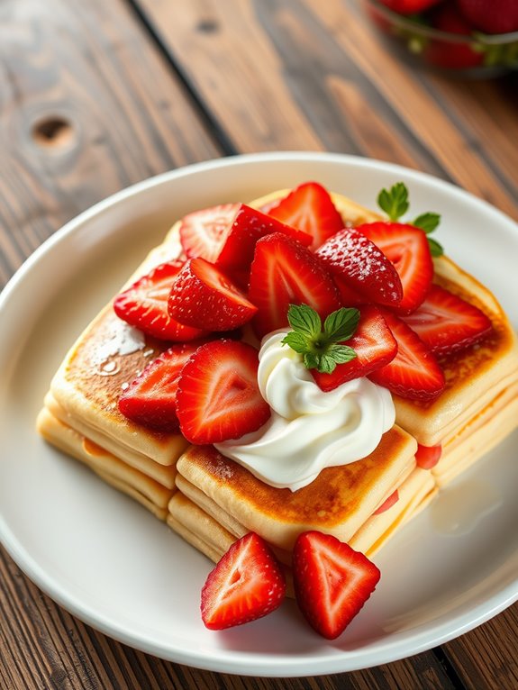 strawberry shortcake pancake recipe