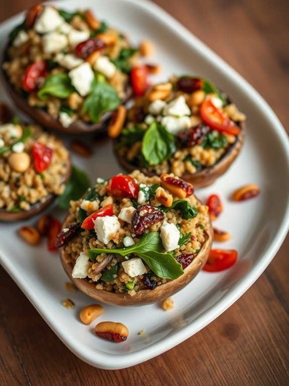 stuffed mushroom dish recipe