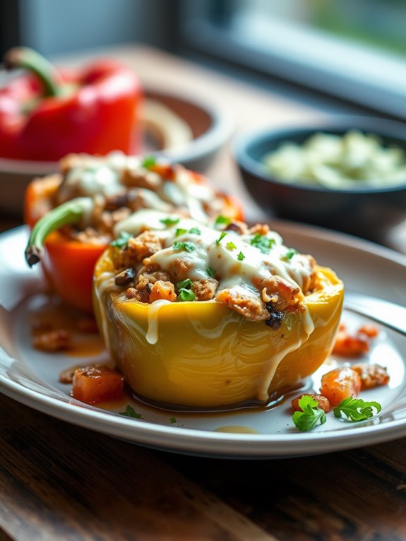 stuffed peppers with fajitas