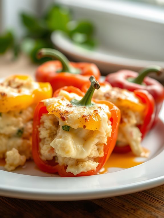 stuffed peppers with potatoes