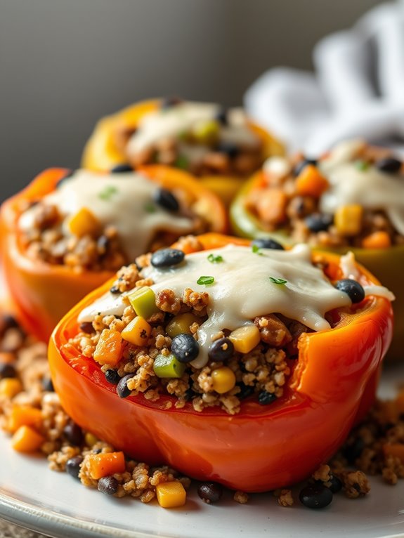 stuffed peppers with quinoa