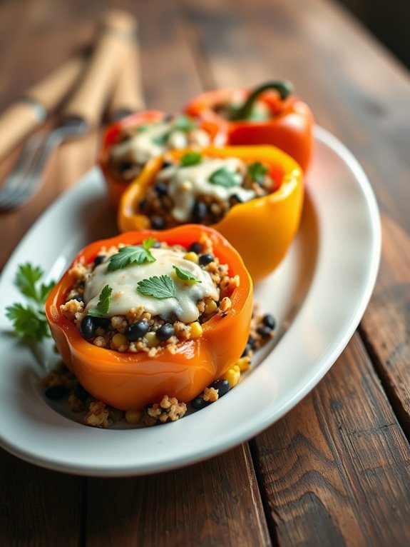 stuffed peppers with quinoa