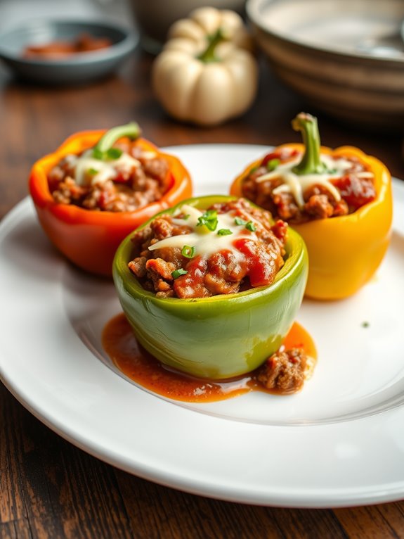 stuffed peppers with sloppy joe