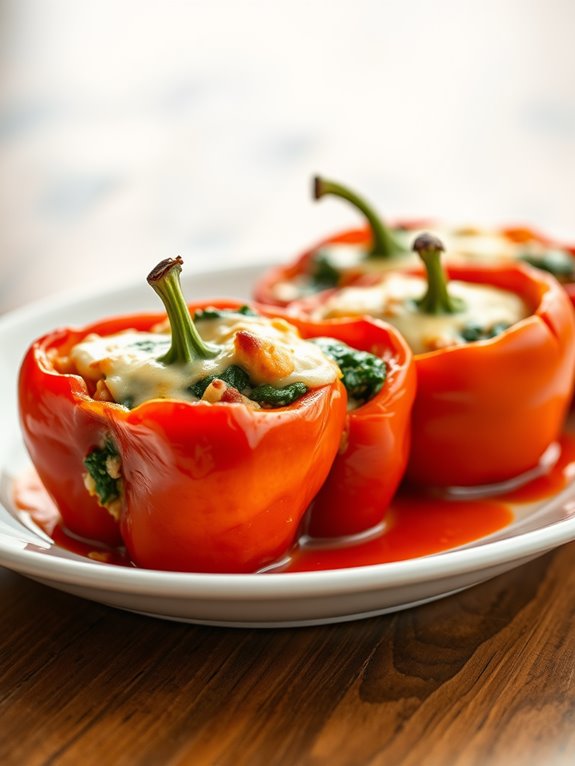 stuffed peppers with turkey