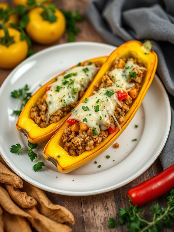 stuffed squash filled delight