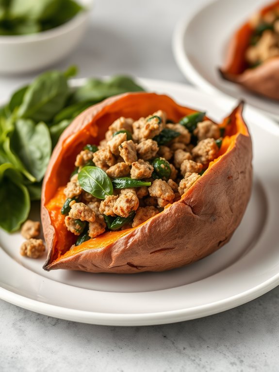 stuffed sweet potatoes recipe