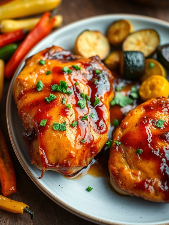 sweet and savory chicken