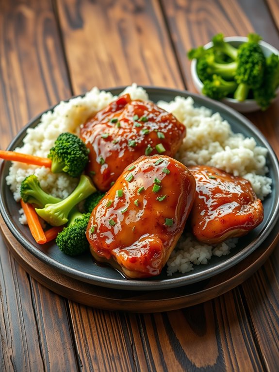 sweet and savory chicken