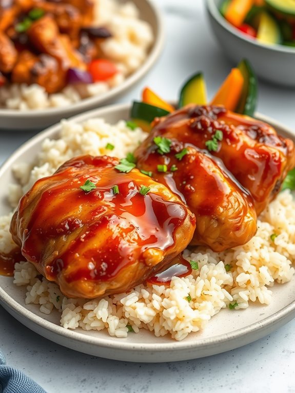 sweet and savory chicken