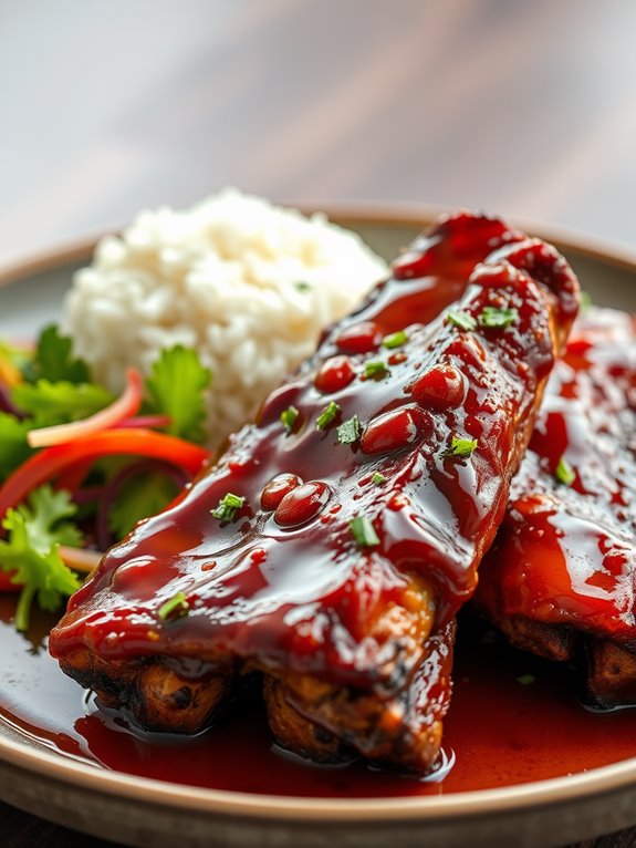 sweet and savory ribs