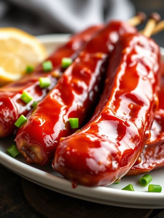 sweet and savory sausages