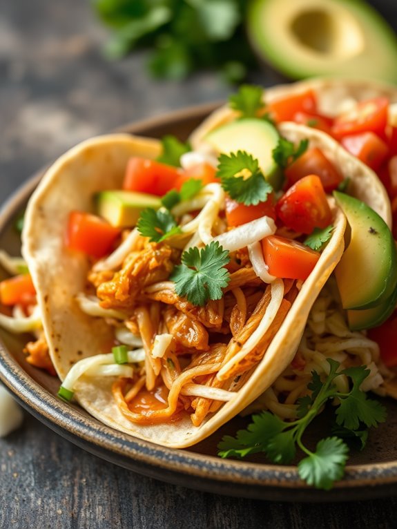 sweet and savory tacos