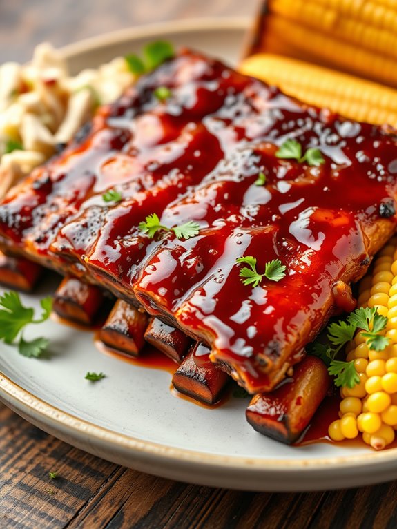 sweet and smoky ribs