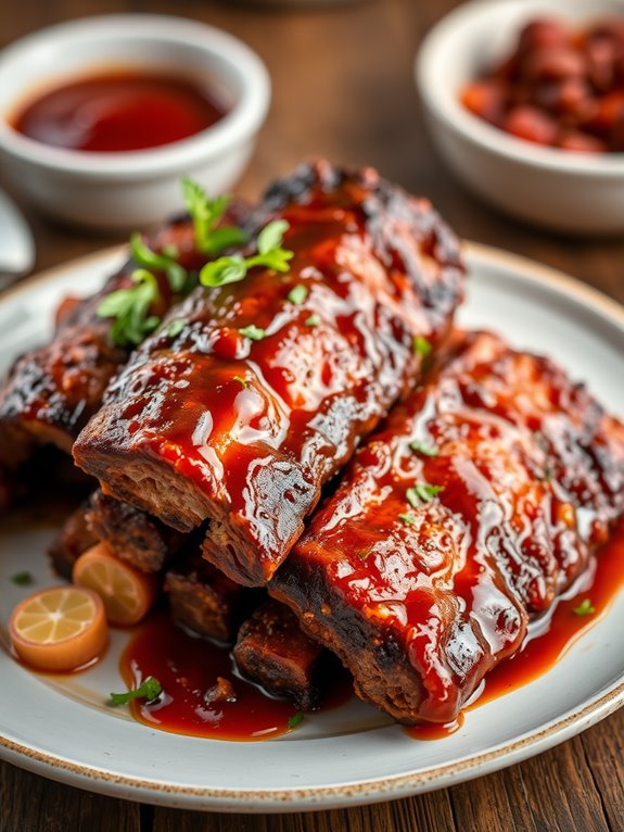 sweet and smoky ribs