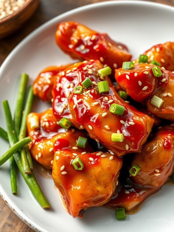 sweet and spicy chicken