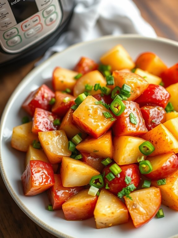 sweet and spicy potato salad