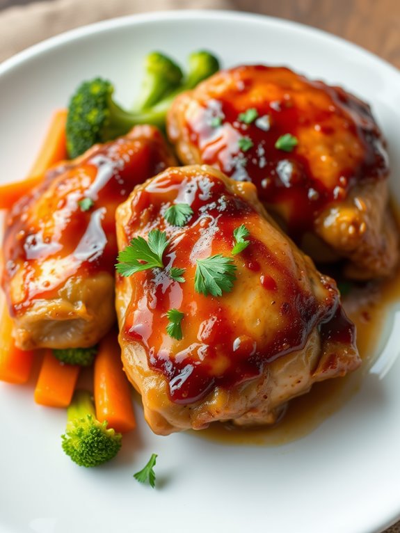 sweet and sticky chicken